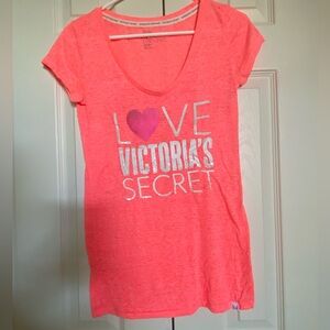 Victoria Secret coral t shirt